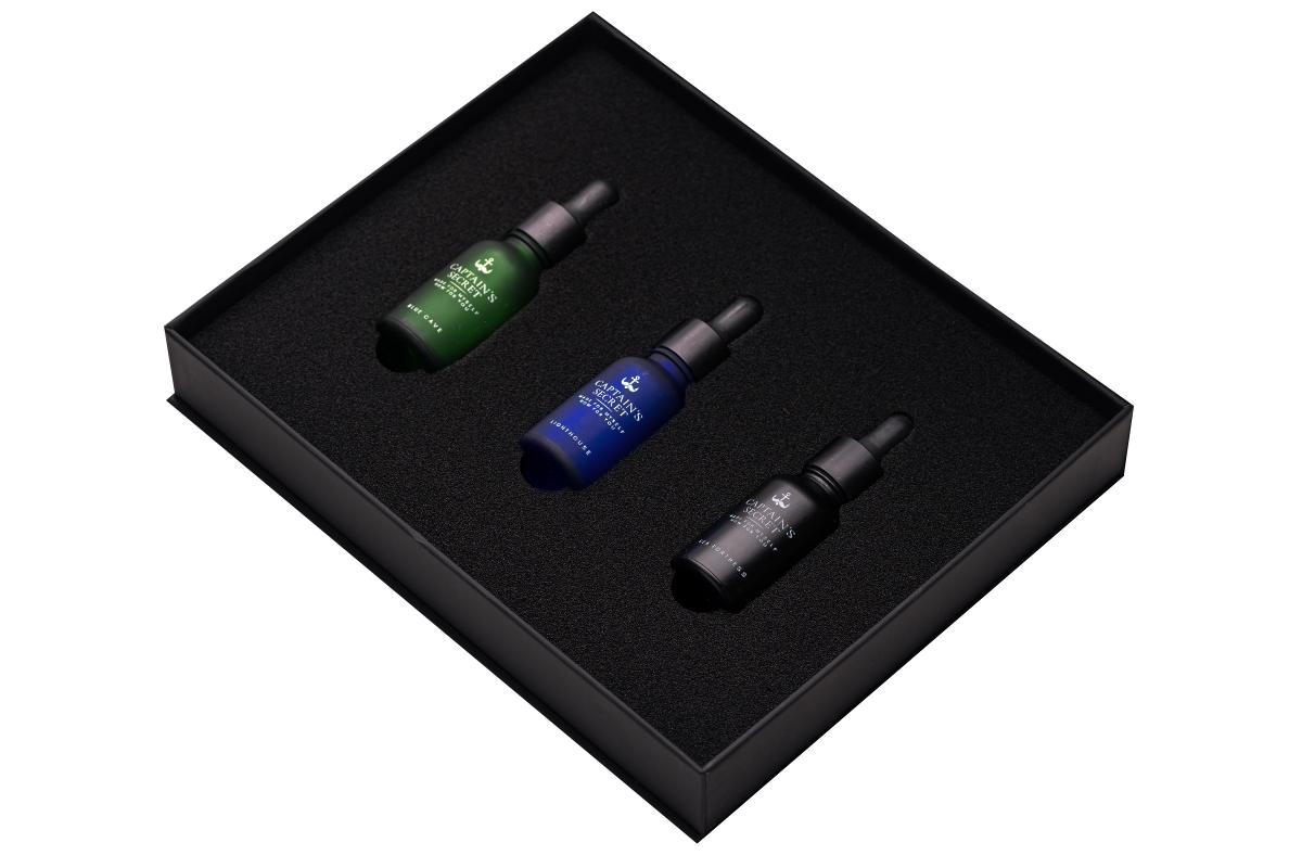 Captain’s Secret Discovery Set, tri ulja za bradu od 15 ml